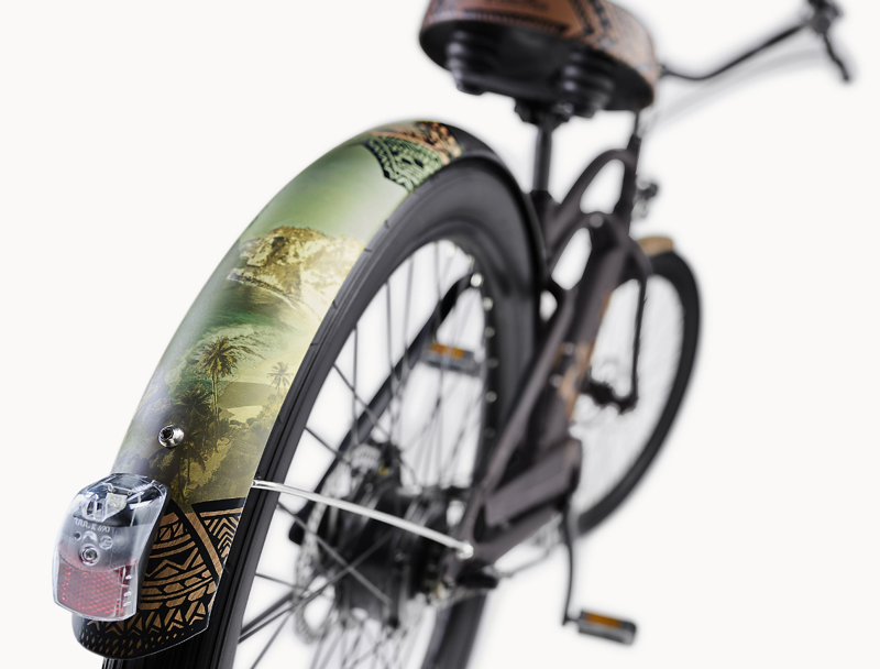 Electra Kakau Cruiser Go Step Over Electric Hybrid Bike 2024 in Matte Ember -7